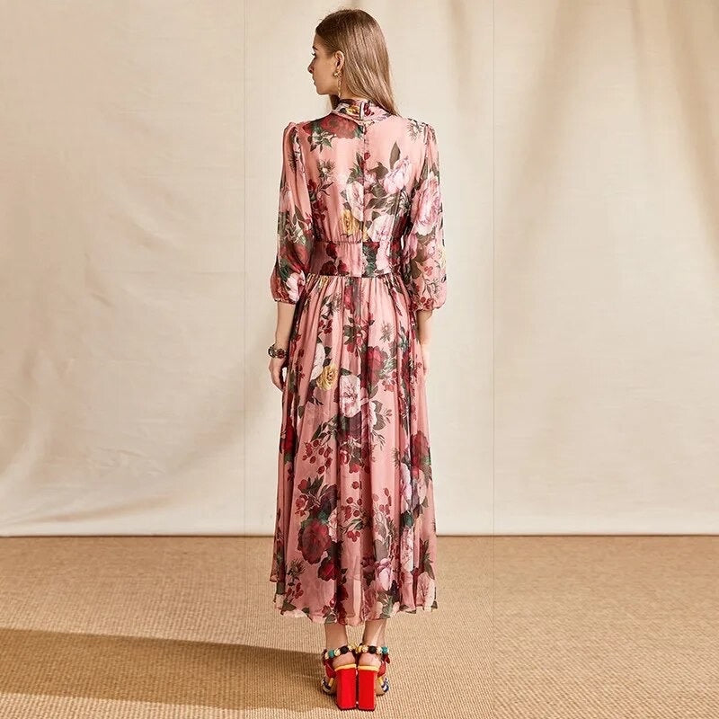 Vanessa Dress - Hortensias
