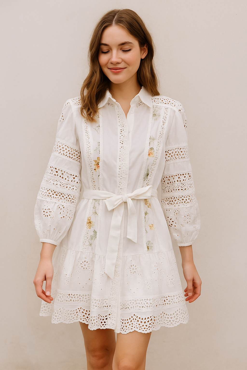 ELOWEN DRESS - Hortensias
