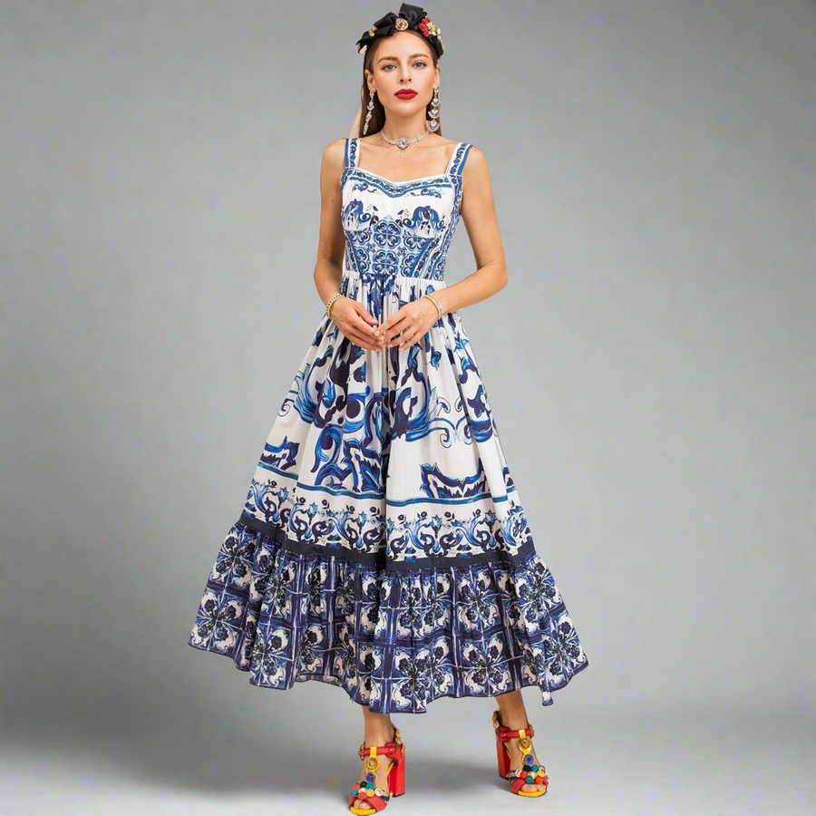 Whitney Dress - Hortensias