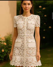 MARIBELLE DRESS - Hortensias
