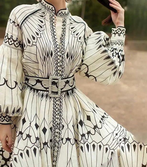 Bohemian Dress - Hortensias