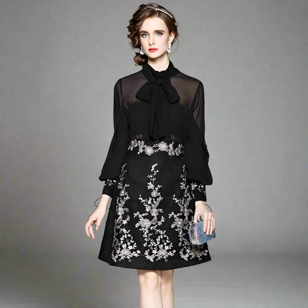 Esmeralda Dress - Hortensias