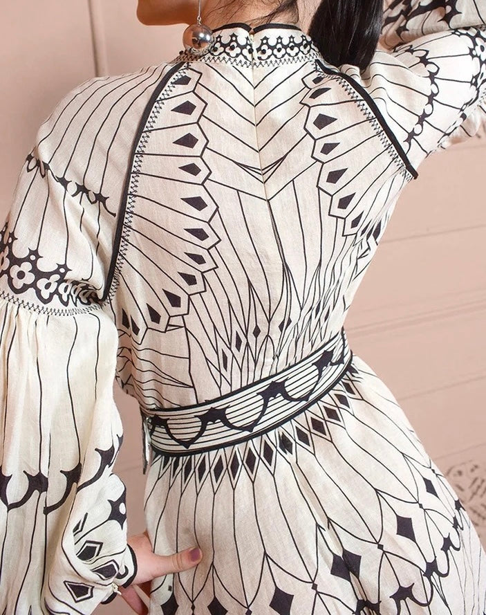 Bohemian Dress - Hortensias