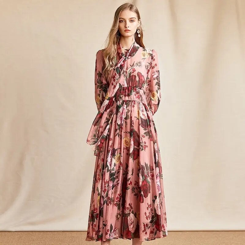 Vanessa Dress - Hortensias