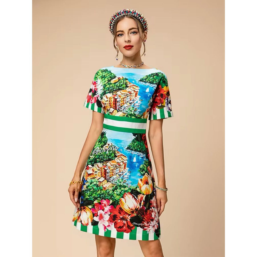 Citadella Dress - Hortensias