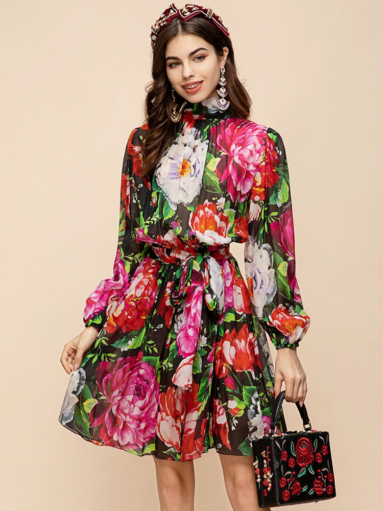 Pretenciosa Dress - Hortensias