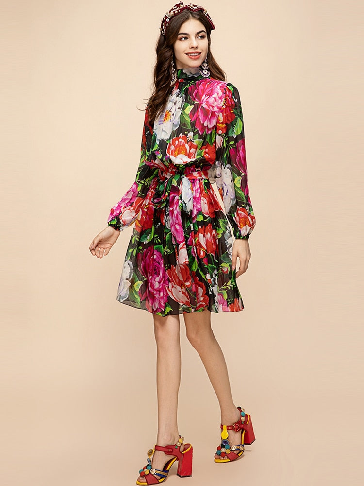Pretenciosa Dress - Hortensias