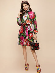 Pretenciosa Dress - Hortensias