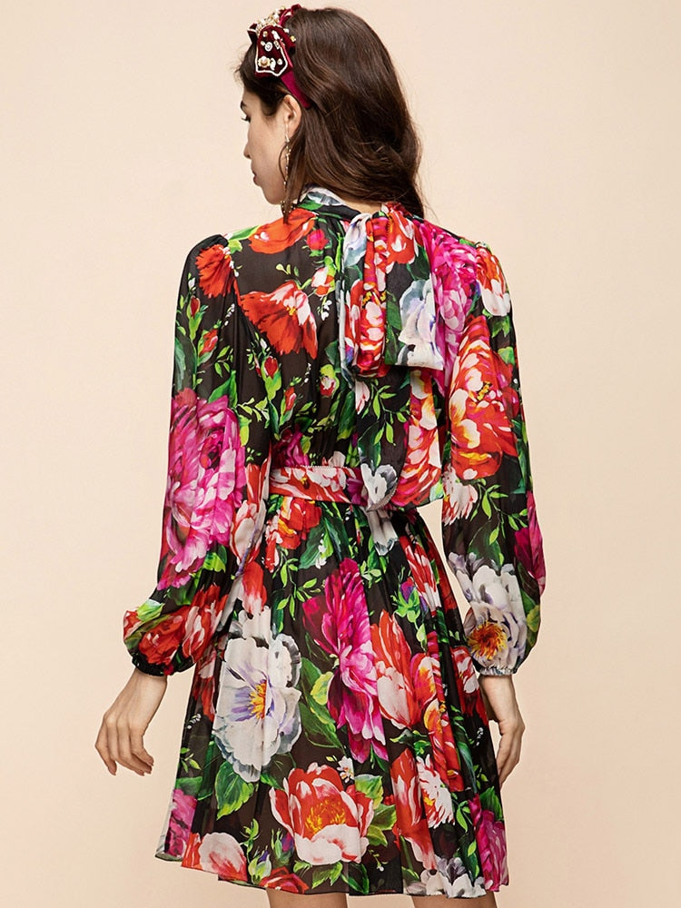 Pretenciosa Dress - Hortensias