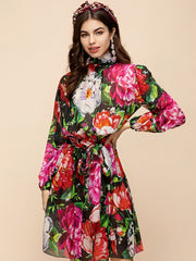 Pretenciosa Dress - Hortensias