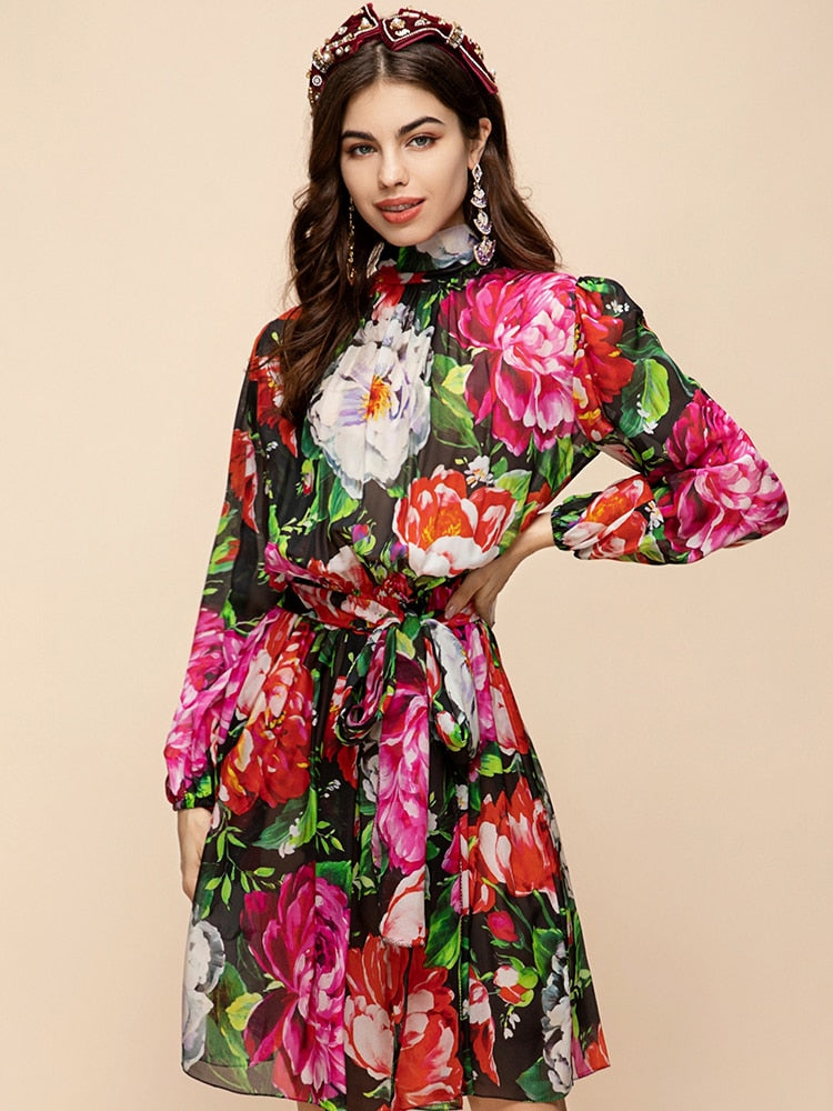 Pretenciosa Dress - Hortensias