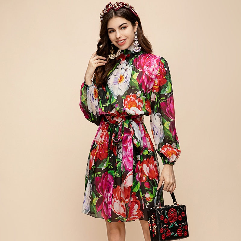 Pretenciosa Dress - Hortensias