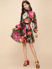 Pretenciosa Dress - Hortensias