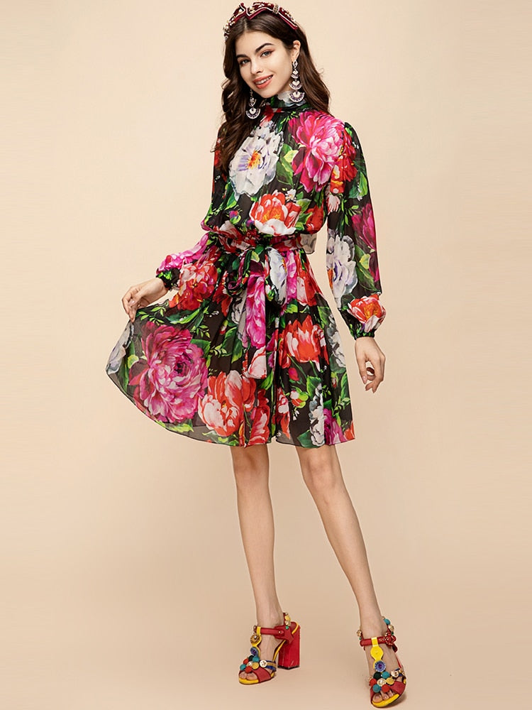 Pretenciosa Dress - Hortensias