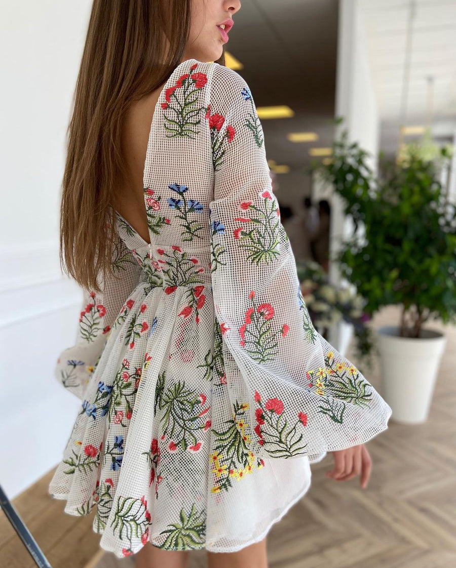 Debbie Dress - Hortensias
