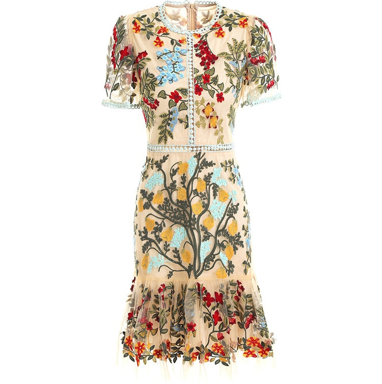 Valeria Dress - Hortensias