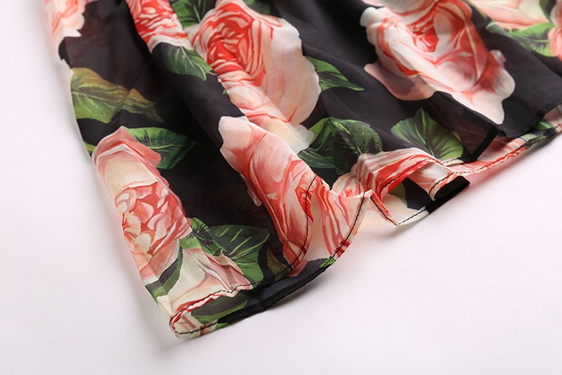 Antonella Dress - Hortensias