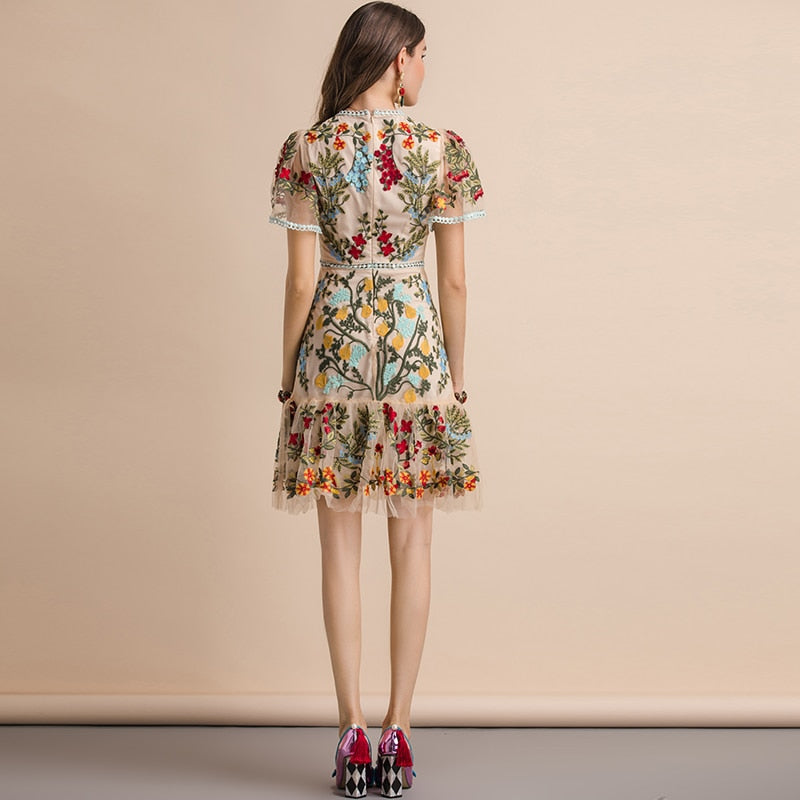 Valeria Dress - Hortensias