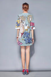Tic Tac Dress - Hortensias