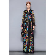 Maxima Dress - Hortensias