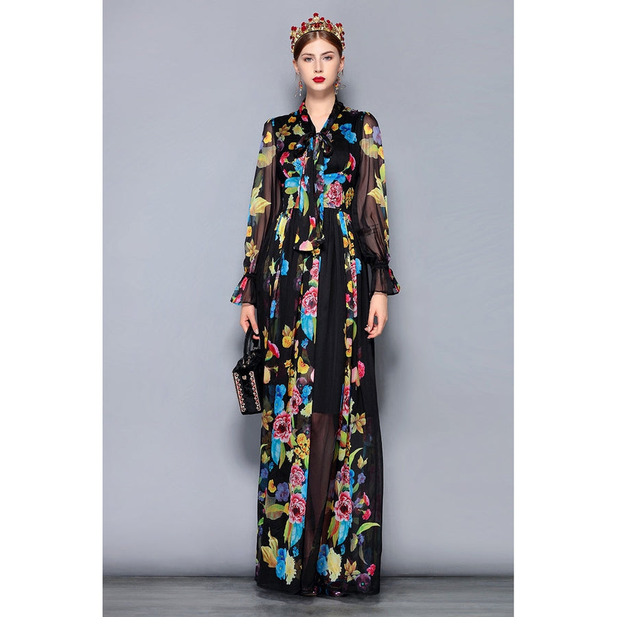 Maxima Dress - Hortensias