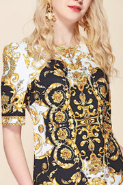 Gold Dress - Hortensias