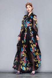 Maxima Dress - Hortensias