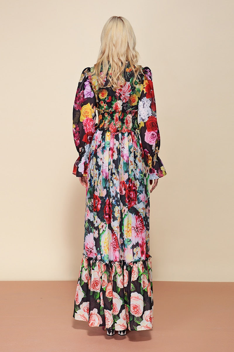Antonella Dress - Hortensias