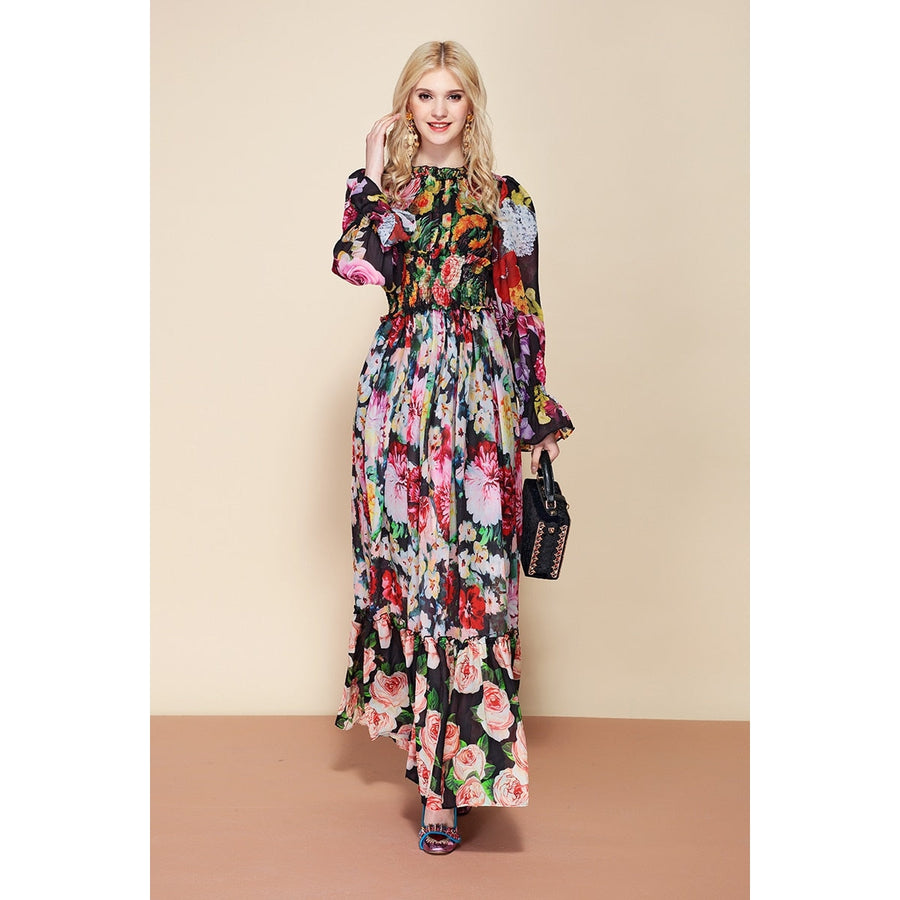 Antonella Dress - Hortensias