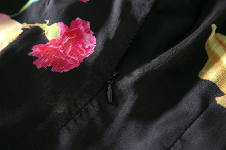 Maxima Dress - Hortensias