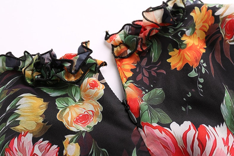 Antonella Dress - Hortensias
