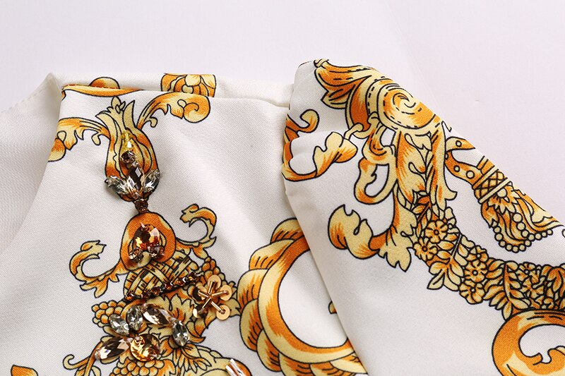 Gold Dress - Hortensias