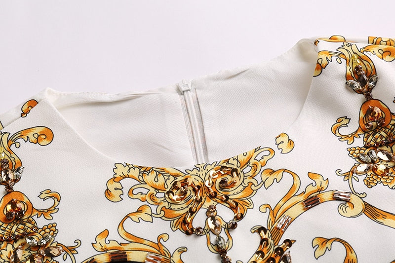 Gold Dress - Hortensias