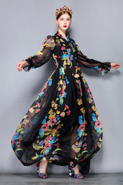 Maxima Dress - Hortensias