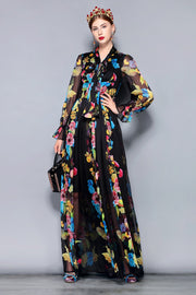 Maxima Dress - Hortensias