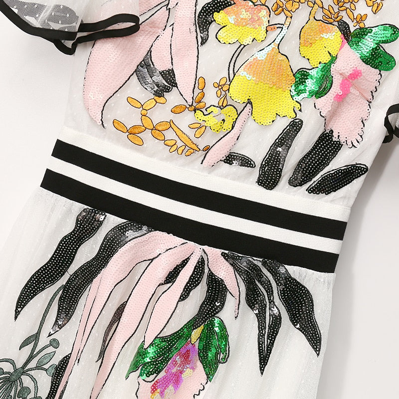 Mely Dress - Hortensias