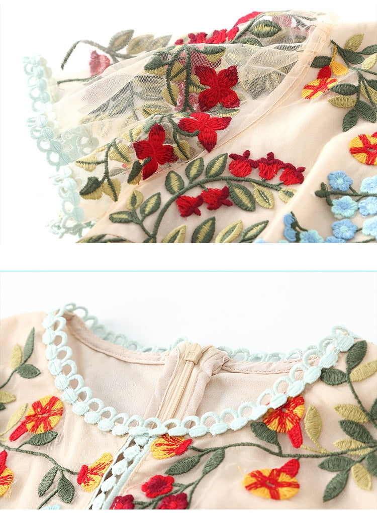 Valeria Dress - Hortensias