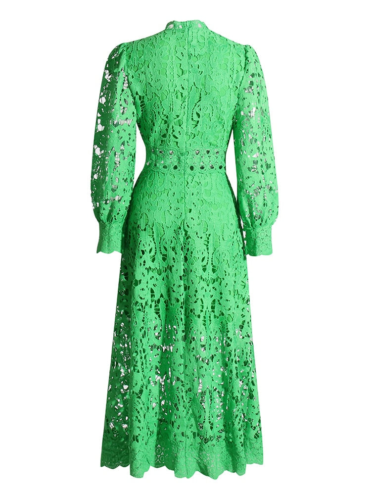 Blossoming Grace Dress - Hortensias
