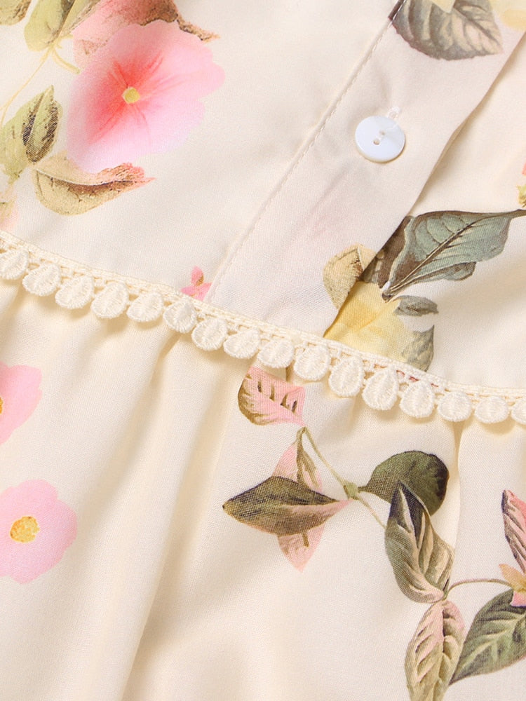 Santorini Dress - Hortensias
