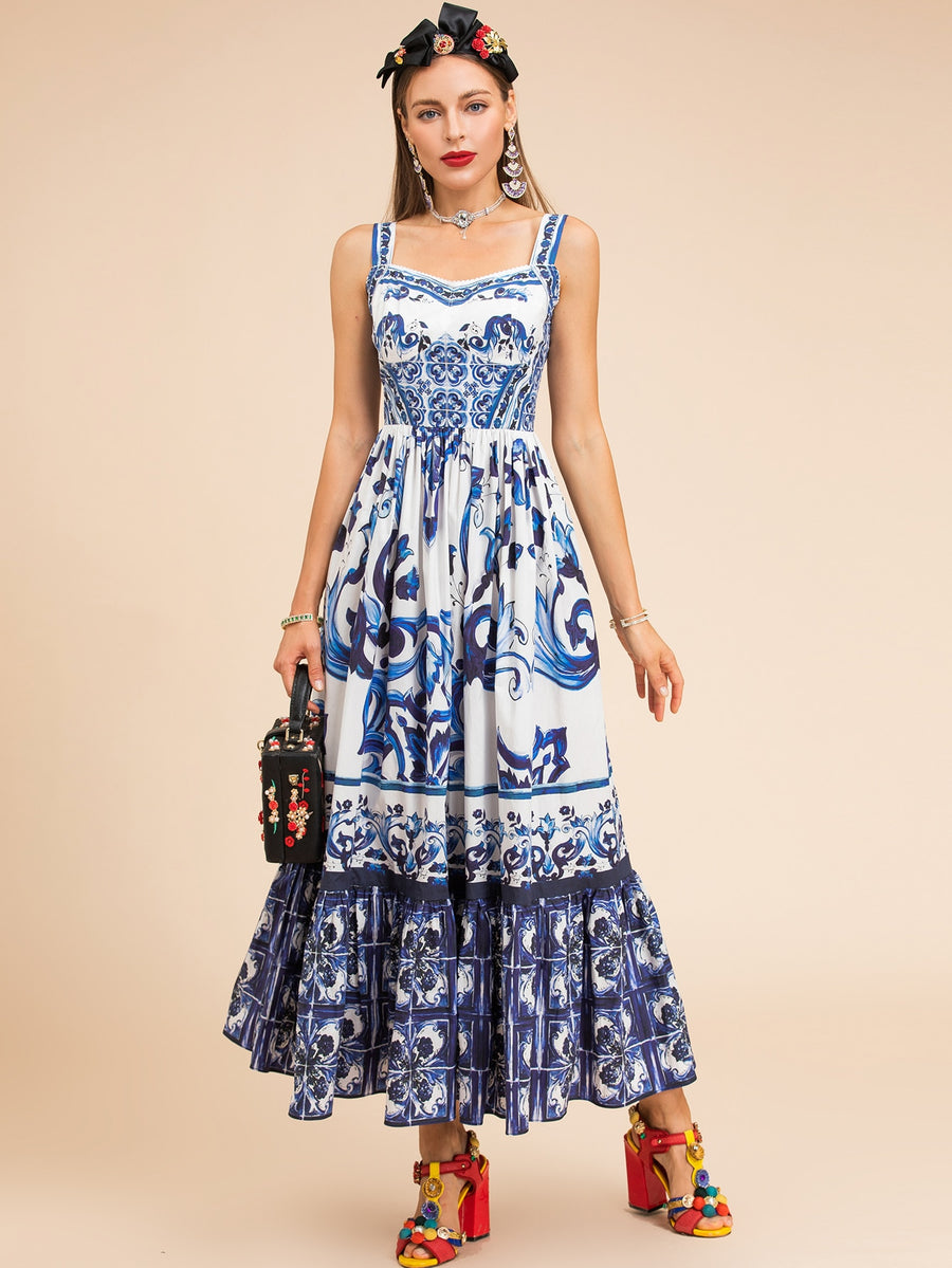 Whitney Dress - Hortensias