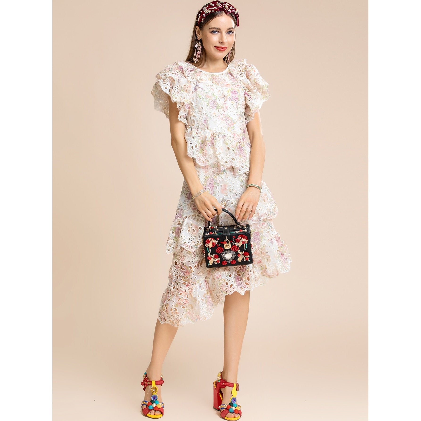 Liz Dress - Hortensias