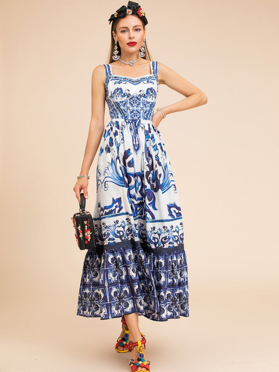 Whitney Dress - Hortensias