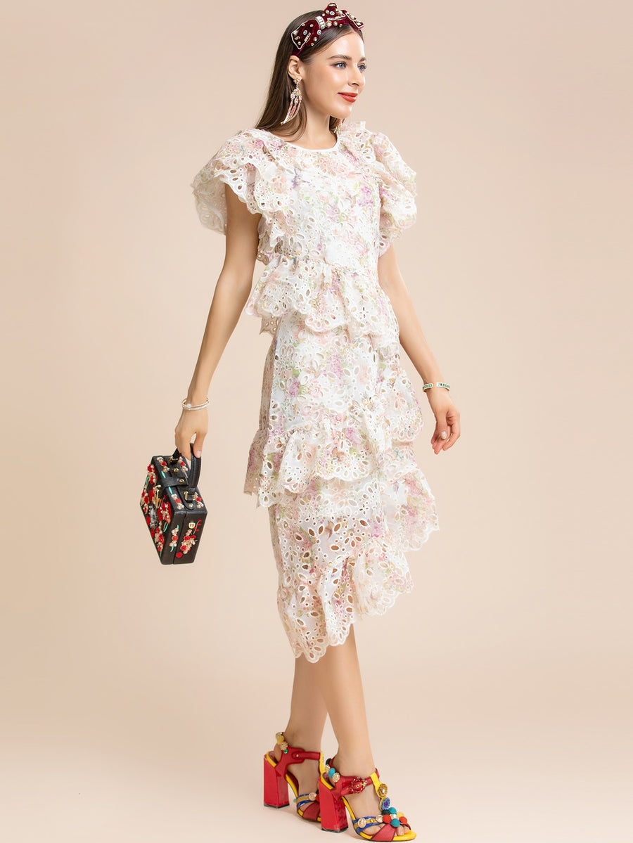 Liz Dress - Hortensias