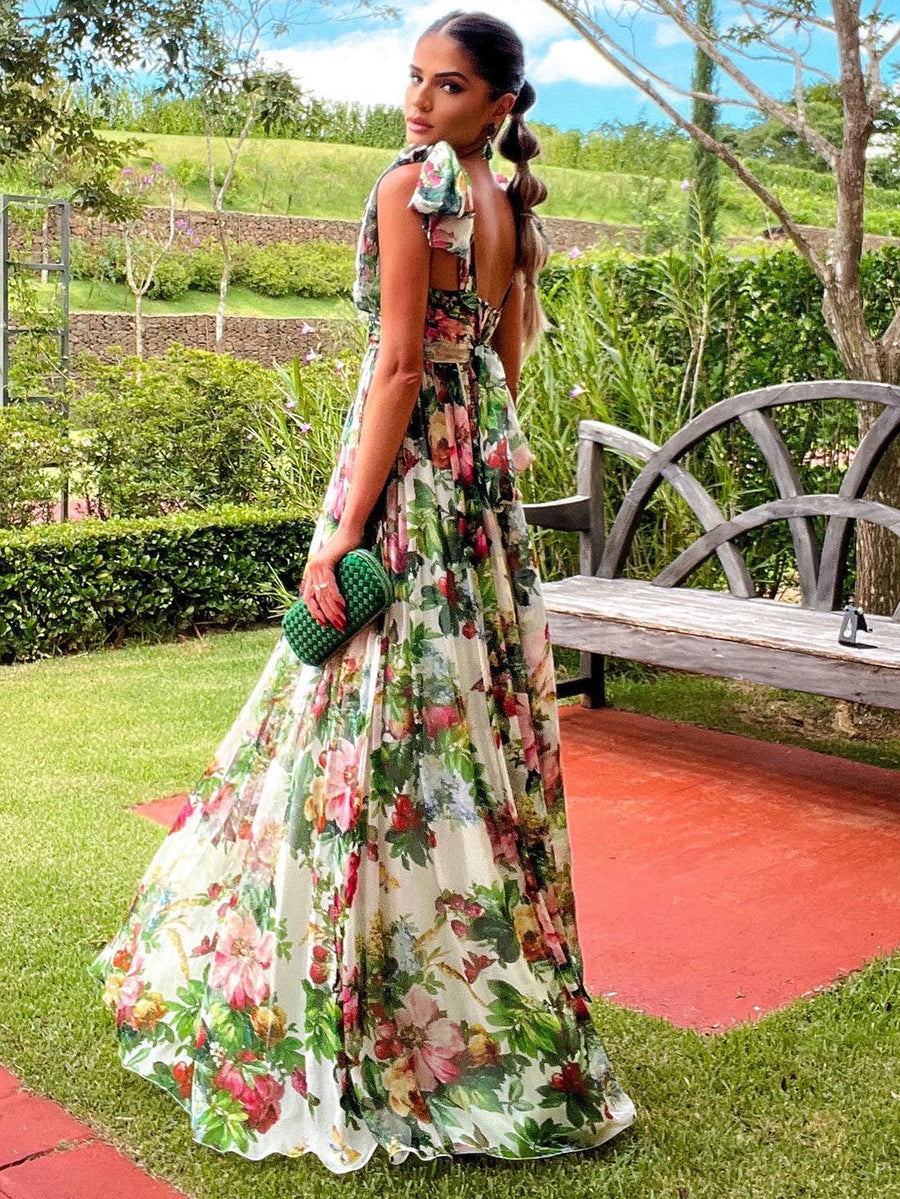 Loretta Dress - Hortensias