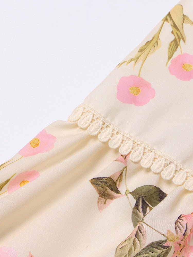 Santorini Dress - Hortensias