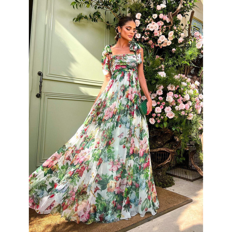 Loretta Dress - Hortensias