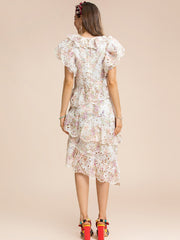 Liz Dress - Hortensias
